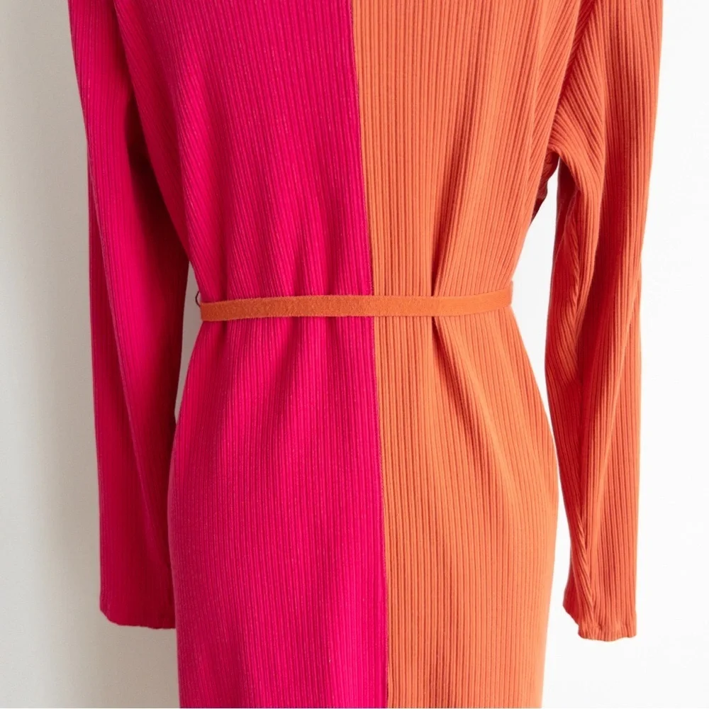 Daily Practice Colorblock Ribbed Yoga Duster Cardigan Robe - Picture 10 of 14